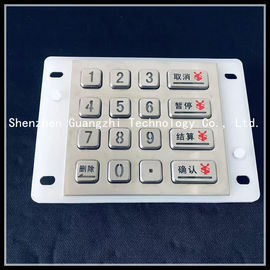 LED light SUS304 IP67 waterproof numeric keypad for car washing machine
