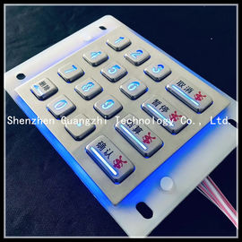 LED light SUS304 IP67 waterproof numeric keypad for car washing machine