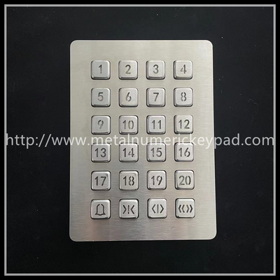 ODM 24 Key Backlit Numeric Keyboard Access Control Digital Metal Keyboard