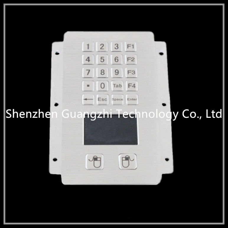 Digital Display Trackball Pointing Device With Touchpad Riot Resistant